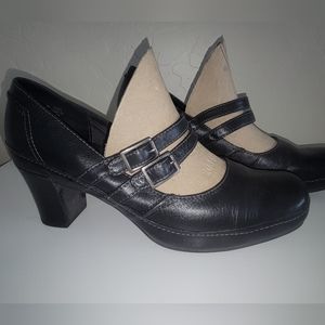 Clarks Artisan black leather Mary Janes